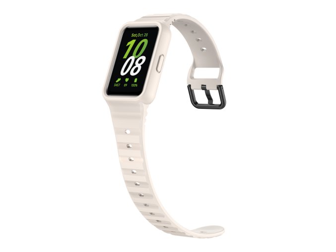 Náhradní řemínek 2v1 pro Samsung Galaxy Fit 3 (Barva náramku Slonová kost)