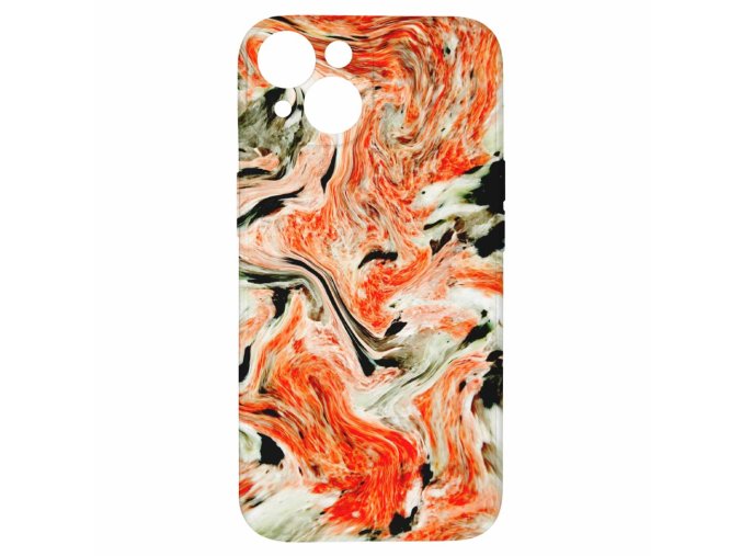 60288 kryt oranzovy mramor pro iphone 15 plus