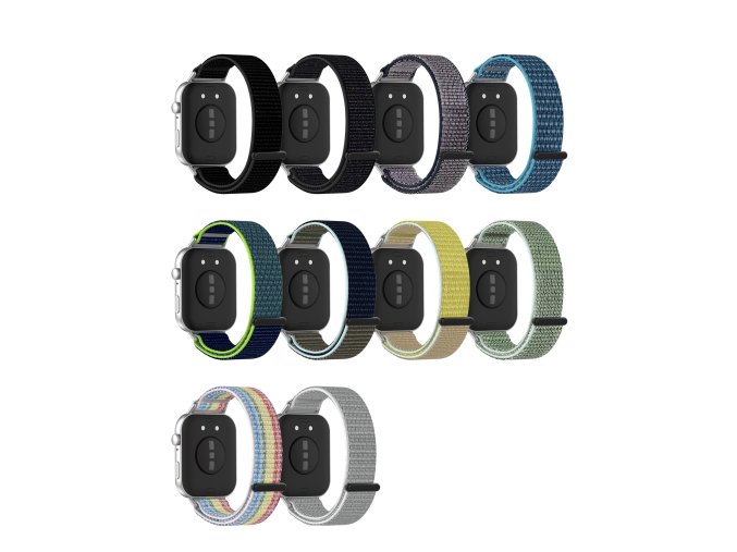 Sportnylon řemínek pro Huawei Fit 3 (Barevná varianta Bílo-Šedá)