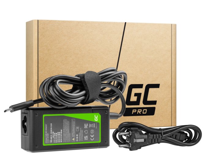 66989 4 netzteil ladegeraet green cell usb c 45w fuer laptops tablets telefone