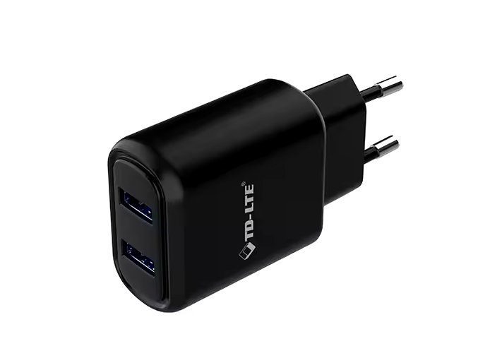 67304 1 dual usb nabijecka 12w cerna
