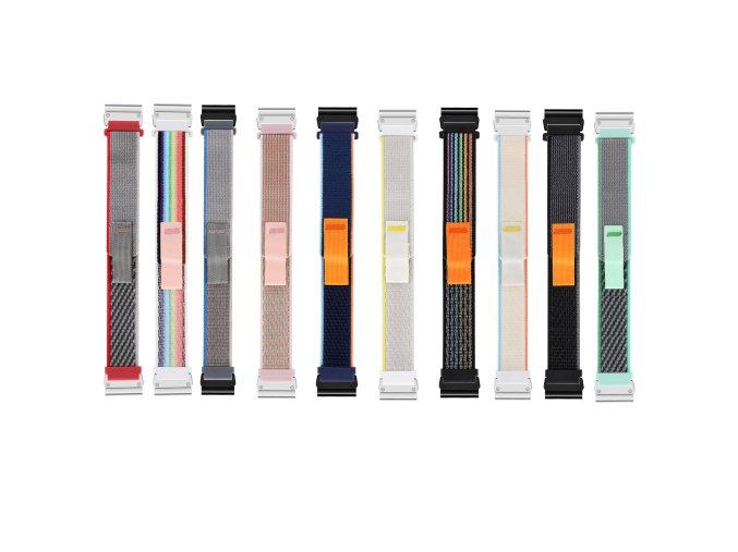 Nylonový řemínek se stahovacím poutkem 20mm (Barevná varianta Zeleno-šedý)