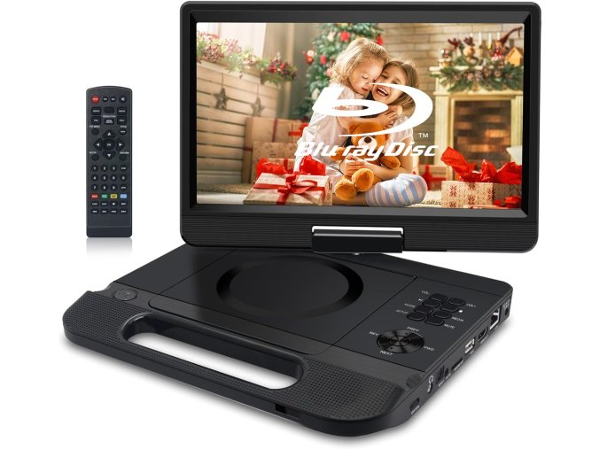 FANGOR 10,1'' přenosný a otočný Blu-ray / DVD přehrávač