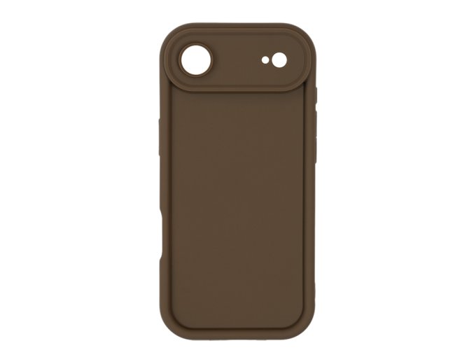 68525 silikonovy hnedy kryt se zvysenou ochranou hran pro iphone 17 air
