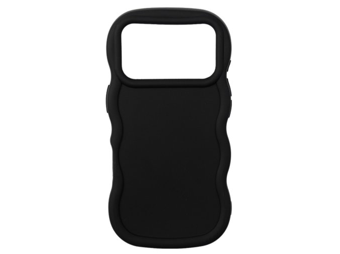 69014 vlnkovany cerny kryt pro iphone 17 pro max