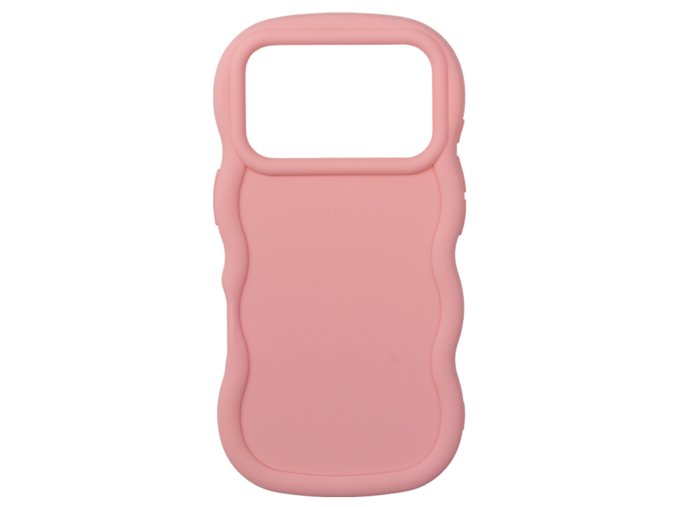 69020 vlnkovany svetle ruzovy kryt pro iphone 17 pro max