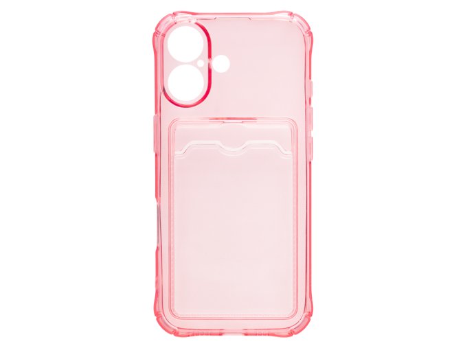 69383 silikonovy ruzovy kryt s penezenkou pro iphone 17