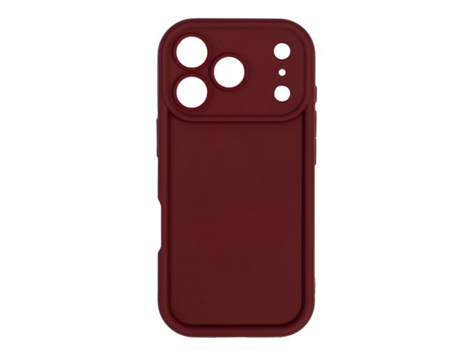 69782 vinovy silikonovy kryt se zvysenou ochranou hran pro iphone 17 pro