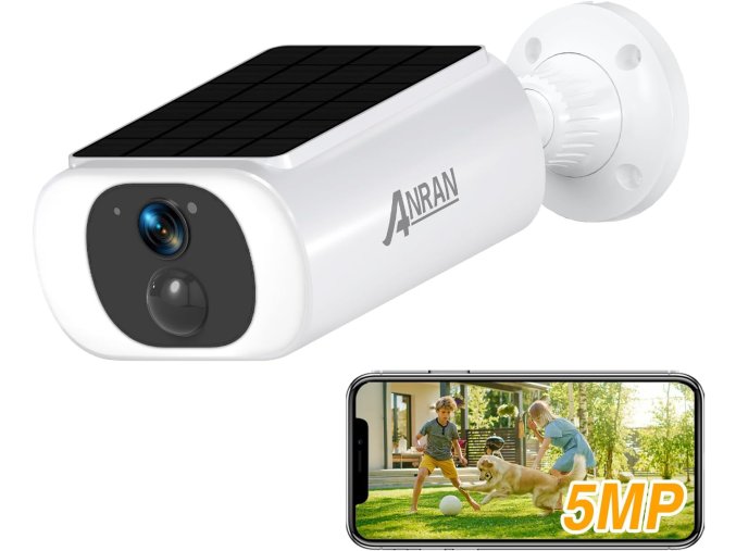 ANRAN ‎C3 Max / 5MP FHD venkovní bezpečnostní solární kamera