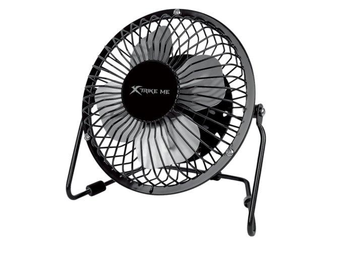 USB mini kovový stolní ventilátor FN808