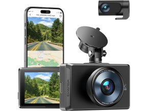 WOLFANG Autokamera 4K Dual Dash Cam