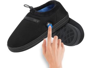 Amiable vyhřívaná domácí obuv / černá / unisex, velikost L (43-47)