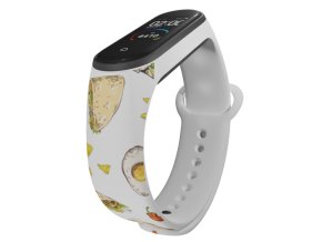 Náhradní náramek Mi band 3/4/5/6/7 Burito (Barevná varianta Bílá, Pro Přístroj Xiaomi Mi Band 7)