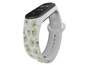 Náhradní náramek Mi band 3/4/5/6/7 Ginko (Barva Vícebarevná, Pro Přístroj Xiaomi Mi Band 7)