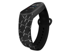 Náhradní náramek Mi band 3/4/5/6/7 Horalovo srdce (Barva Vícebarevná, Pro Přístroj Xiaomi Mi Band 7)