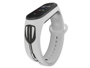 Náhradní náramek Mi band 3/4/5/6/7 Šipky (Barva Vícebarevná, Pro Přístroj Xiaomi Mi Band 7)