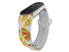 Náhradní náramek Mi band 3/4/5/6/7 Plážová výbava (Barva Vícebarevná, Pro Přístroj Xiaomi Mi Band 7)