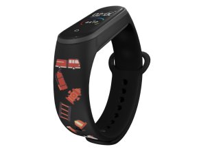 Náhradní náramek Mi band 3/4/5/6/7 Hasiči (Barva Vícebarevná, Pro Přístroj Xiaomi Mi Band 7)