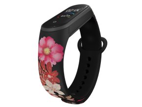 Náhradní náramek Mi band 3/4/5/6/7 Červená louka (Barva Vícebarevná, Pro Přístroj Xiaomi Mi Band 7)