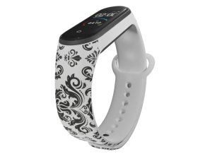 Náhradní náramek Mi band 3/4/5/6/7 Damask (Barva Vícebarevná, Pro Přístroj Xiaomi Mi Band 7)