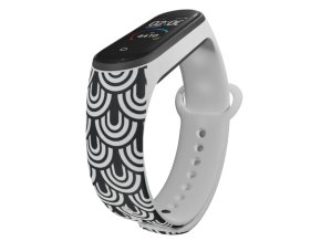 Náhradní náramek Mi band 3/4/5/6/7 Půlkroužky (Barva Vícebarevná, Pro Přístroj Xiaomi Mi Band 7)