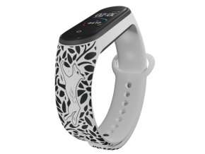 Náhradní náramek Mi band 3/4/5/6/7 Běží liška k Táboru (Barva Vícebarevná, Pro Přístroj Xiaomi Mi Band 7)
