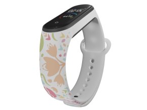 Náhradní náramek Mi band 3/4/5/6/7 Velikonoce 1 (Barevná varianta Bílá, Pro Přístroj Xiaomi Mi Band 7)