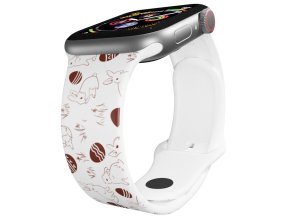 Apple watch řemínek Velikonoce 2 (Barva Bílá, Rozměr 42/44/45/49mm)