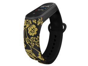 Náhradní náramek Mi band 3/4/5/6/7 Baroko (Barva Vícebarevná, Pro Přístroj Xiaomi Mi Band 7)