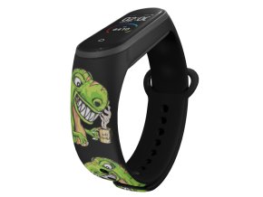 Náhradní náramek Mi band 3/4/5/6/7 Kávosaurus (Barva Vícebarevná, Pro Přístroj Xiaomi Mi Band 7)