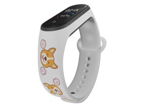 Náhradní náramek Mi band 3/4/5/6/7 Pejsek (Barva Vícebarevná, Pro Přístroj Xiaomi Mi Band 7)