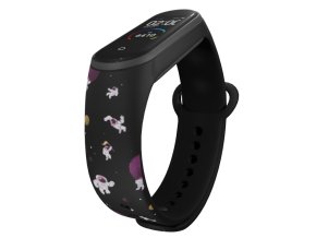 Náhradní náramek Mi band 3/4/5/6/7 Kosmonaut 2 (Barva Vícebarevná, Pro Přístroj Xiaomi Mi Band 7)