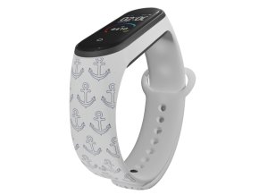 Náhradní náramek Mi band 3/4/5/6/7 Kotvičky (Barevná varianta Bílá, Pro Přístroj Xiaomi Mi Band 7)