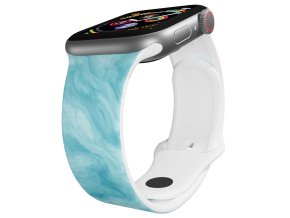 Apple watch řemínek Modrý mramor (Rozměr 42/44/45/46/49mm)