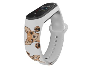 Náhradní náramek Mi band 3/4/5/6/7 Čivava (Barva Vícebarevná, Pro Přístroj Xiaomi Mi Band 7)