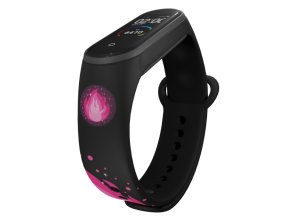 Náhradní náramek Mi band 3/4/5/6/7 Oheň (Barva Vícebarevná, Pro Přístroj Xiaomi Mi Band 7)