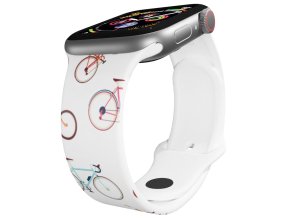 Apple watch řemínek Kolo (Rozměr 42/44/45/46/49mm, barva pásku bílá)
