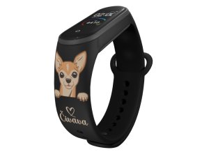 Náhradní náramek Mi band 3/4/5/6/7 Čivava (Barva Vícebarevná, Pro Přístroj Xiaomi Mi Band 7)
