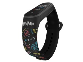 Náhradní náramek Mi band 3/4/5/6/7 Harry Potter - Kouzelné předměty (Barva Vícebarevná, Pro Přístroj Xiaomi Mi Band 7)