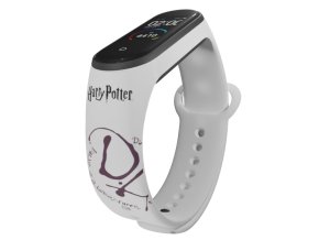 Náhradní náramek Mi band 3/4/5/6/7 Harry Potter - Brumbálova armáda (Barevná varianta Bílá, Pro Přístroj Xiaomi Mi Band 7)