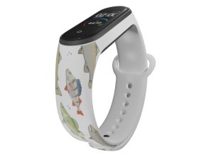 Náhradní náramek Mi band 3/4/5/6/7 Ryby (Barva Vícebarevná, Pro Přístroj Xiaomi Mi Band 7)
