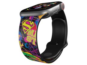 Apple watch řemínek Superman - Graffiti (Rozměr 42/44/45/46/49mm)
