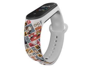 Náhradní náramek Mi band 3/4/5/6/7 Harry Potter - Kreslené postavičky 3 (Barva Vícebarevná, Pro Přístroj Xiaomi Mi Band 7)
