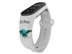Náhradní náramek Mi band 3/4/5/6/7 Harry Potter - Testrál (Barevná varianta Bílá, Pro Přístroj Xiaomi Mi Band 7)