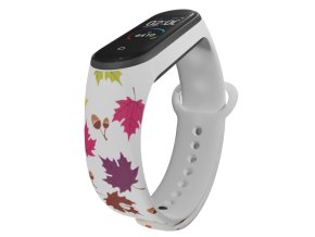 Náhradní náramek Mi band 3/4/5/6/7 Spadané listí (Barva Vícebarevná, Pro Přístroj Xiaomi Mi Band 7)