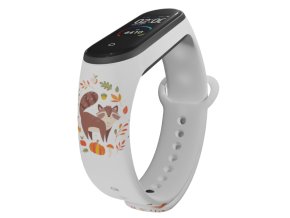 Náhradní náramek Mi band 3/4/5/6/7 Mýval (Barva Vícebarevná, Pro Přístroj Xiaomi Mi Band 7)