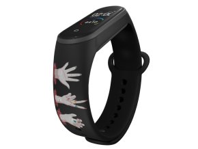 Náhradní náramek Mi band 3/4/5/6/7 Ruce ze záhrobí (Barva Vícebarevná, Pro Přístroj Xiaomi Mi Band 7)