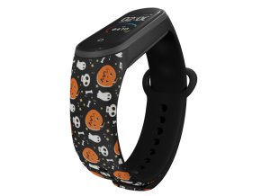 Náhradní náramek Mi band 3/4/5/6/7 Strašidla (Barva Vícebarevná, Pro Přístroj Xiaomi Mi Band 7)