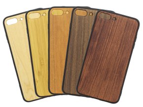 Dřevěný kryt pro iPhone 7+/8+ (Barevná varianta Ořech)