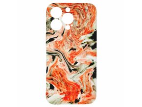 9663 oranzovy mramor pro iphone 13 prooranzovy